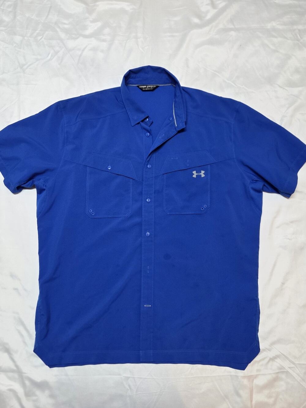 Under Armour Men's XL Blue Polo Shirt